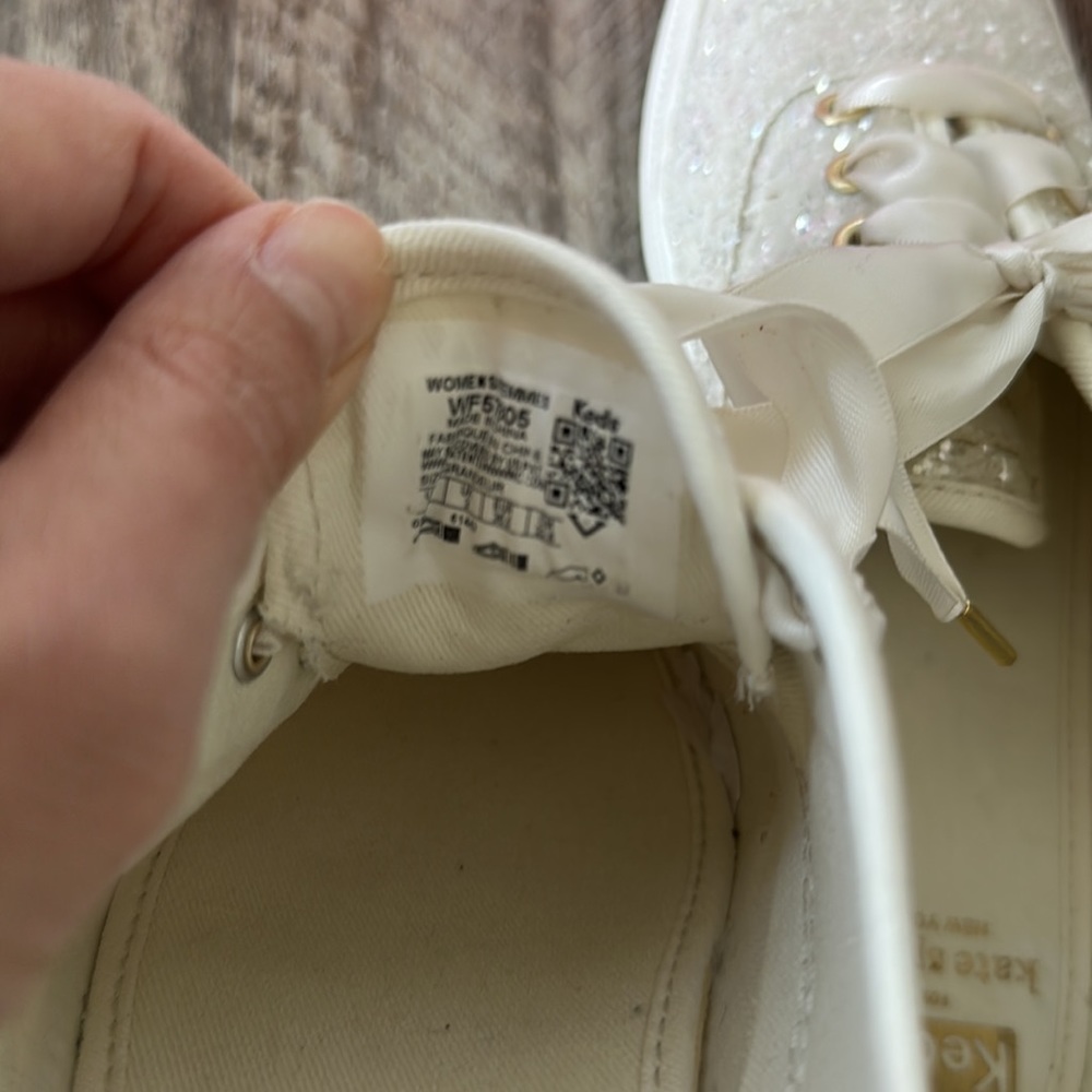Keds x kate spade new york Triple Glitter bridal shoes - Picture 6 of 11